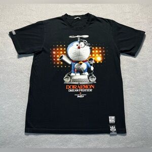 Rare Doraemon x Stayreal Dream Fighter T-Shirt Black Men’s XL Anime Graphic Tee